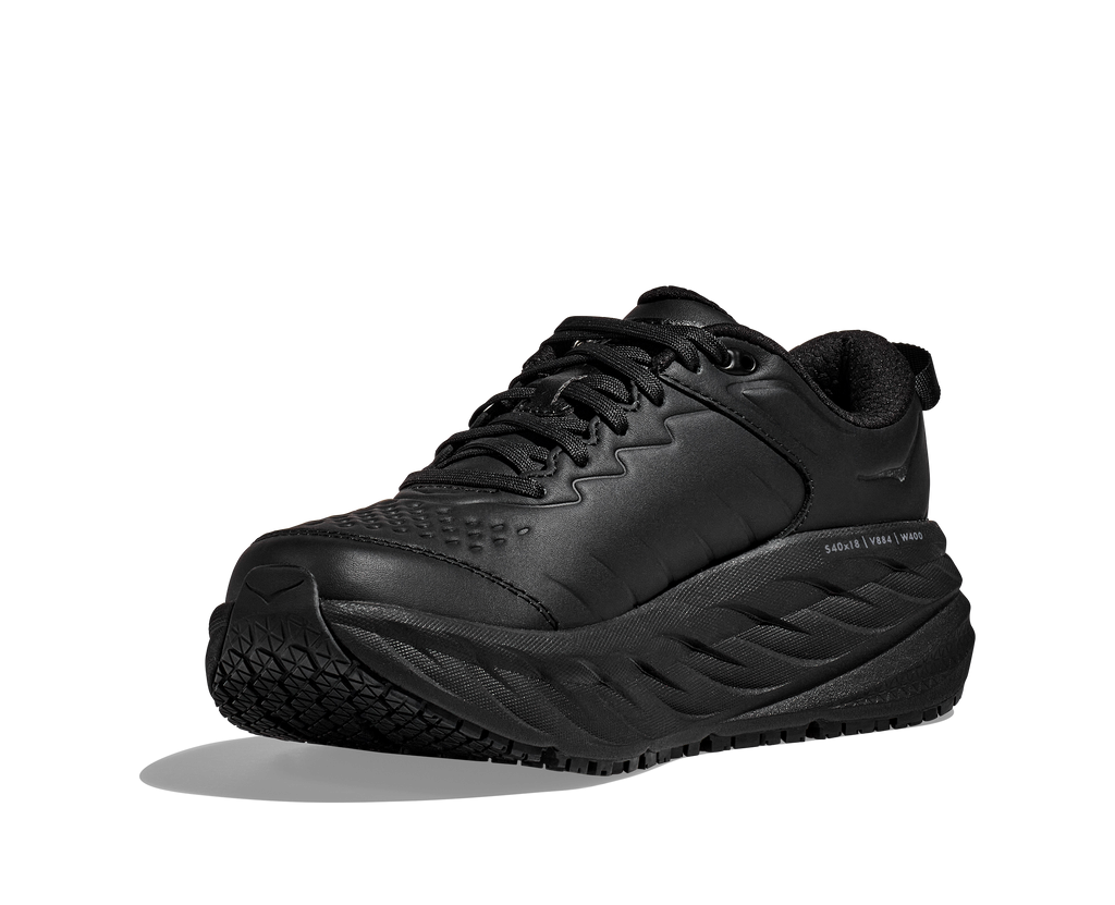 HOKA Bondi SR Hombre Black Black — vista frontal