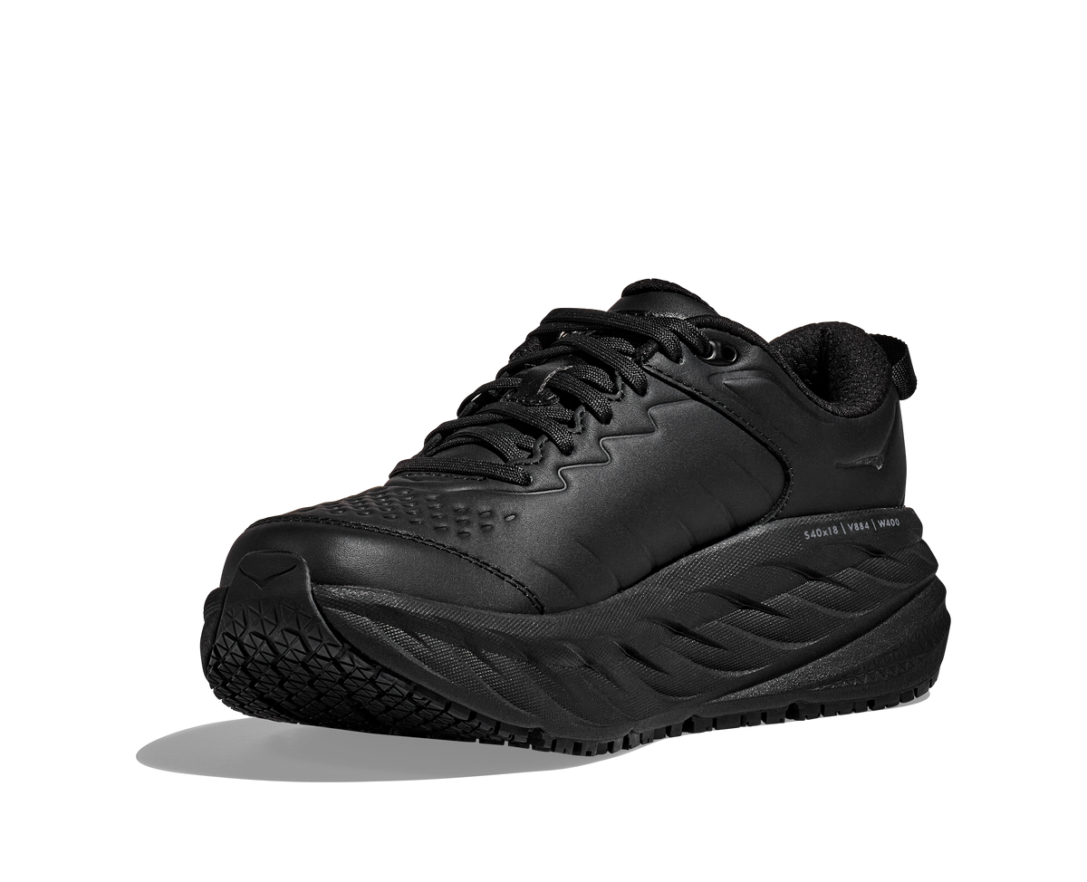 HOKA Bondi SR Hombre Black Black — vista frontal