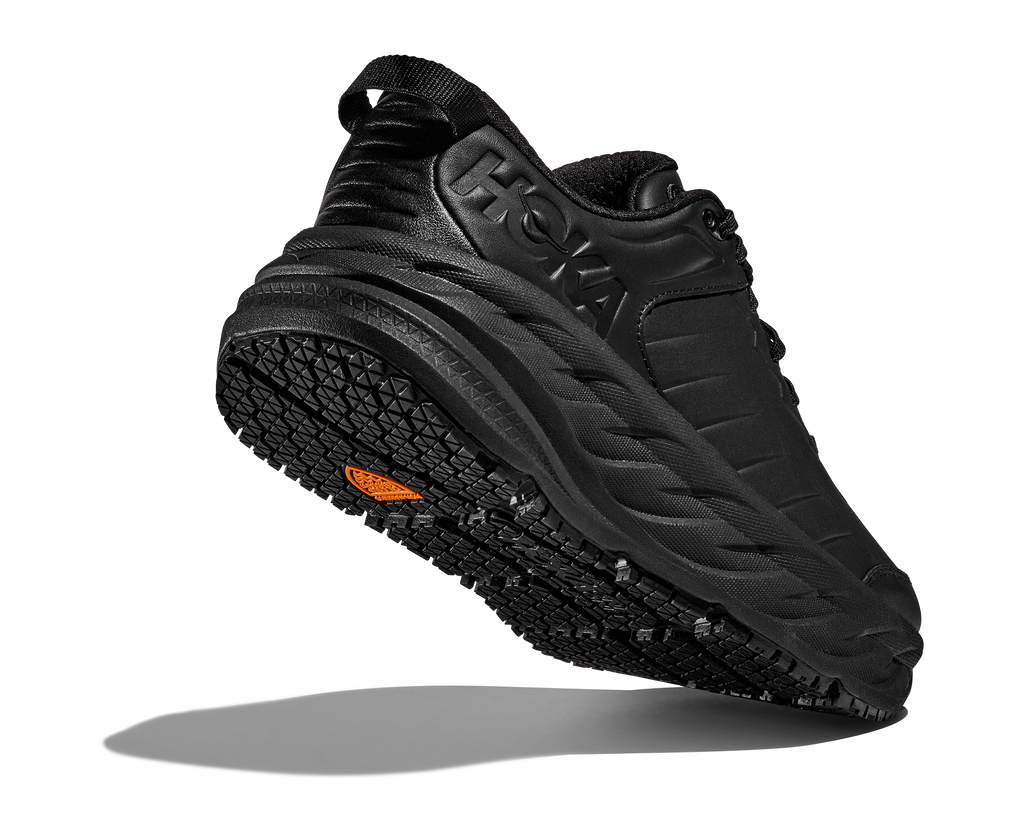HOKA Bondi SR Hombre Black Black — vista tres cuartos