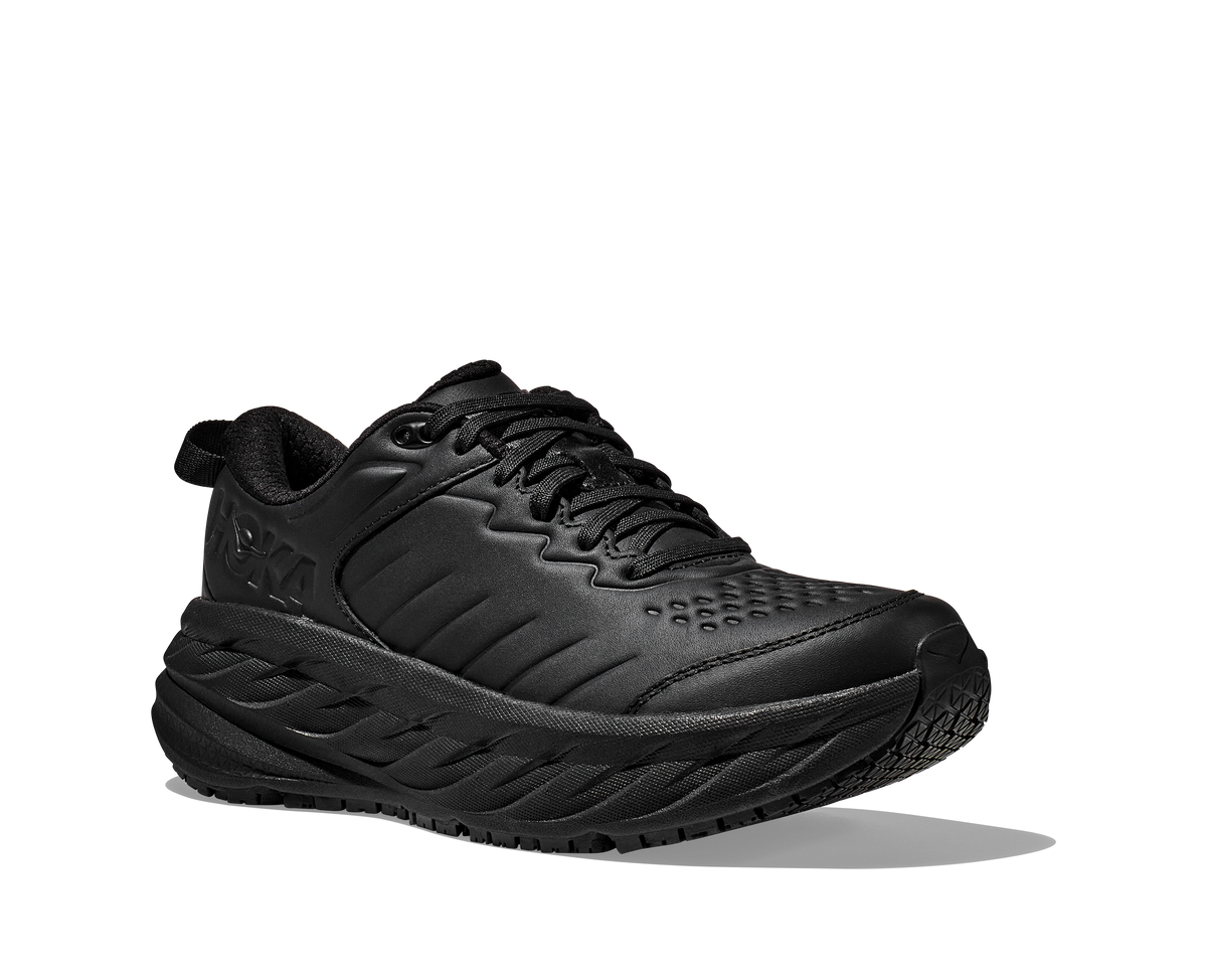 HOKA Bondi SR Hombre Black Black — vista trasera