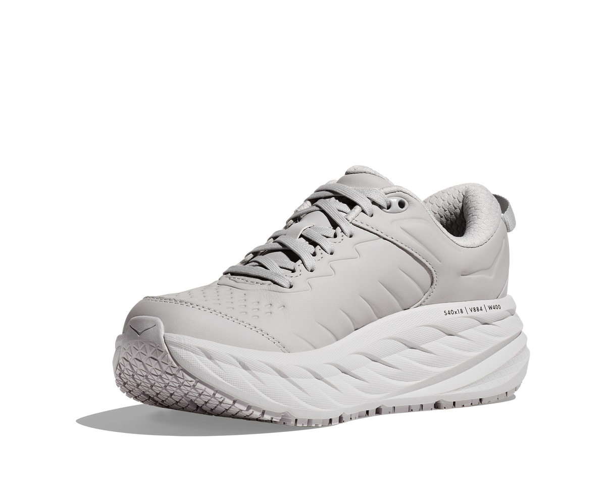 HOKA Bondi SR Hombre Harbor Mist Lunar Rock — vista frontal