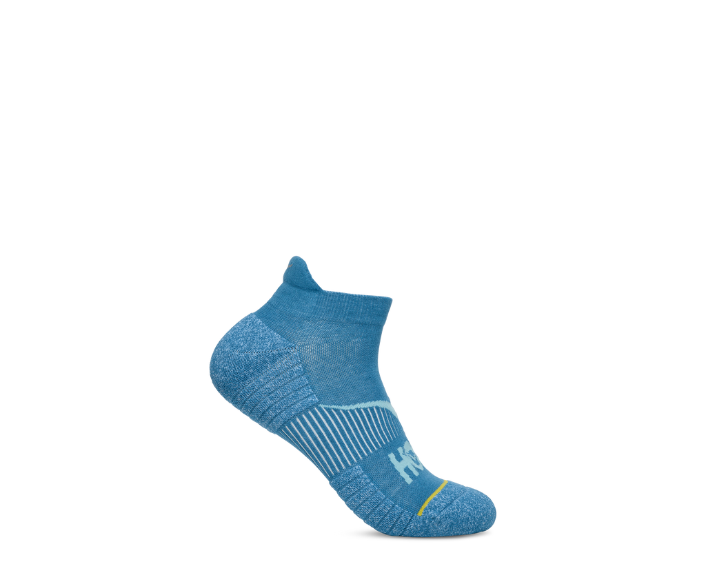 HOKA No Show Run Sock 3 Pack Unisex Birch Jadeite Foggy Night — vista lateral
