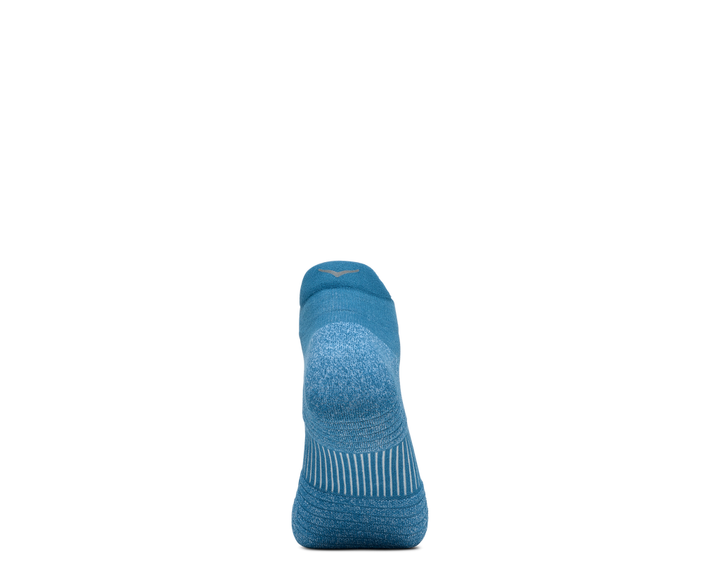 HOKA No Show Run Sock 3 Pack Unisex Birch Jadeite Foggy Night — vista frontal