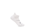 HOKA No-show Run Sock 3-PACK Unisex White — vista lateral