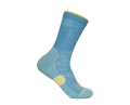 HOKA Crew Run Sock 3-PACK Unisex Alpine Blue Cardamon Ultramarine — vista lateral