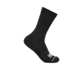 HOKA Crew Run Sock 3-PACK Unisex Black Black Black — vista lateral