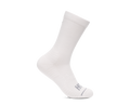 HOKA Crew Run Sock 3-PACK Unisex White White White — vista lateral