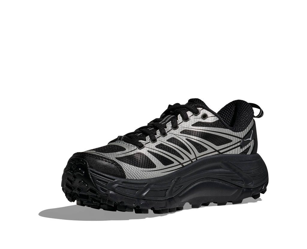 HOKA Mafate Speed 2 Unisex Black / Silver — vista frontal