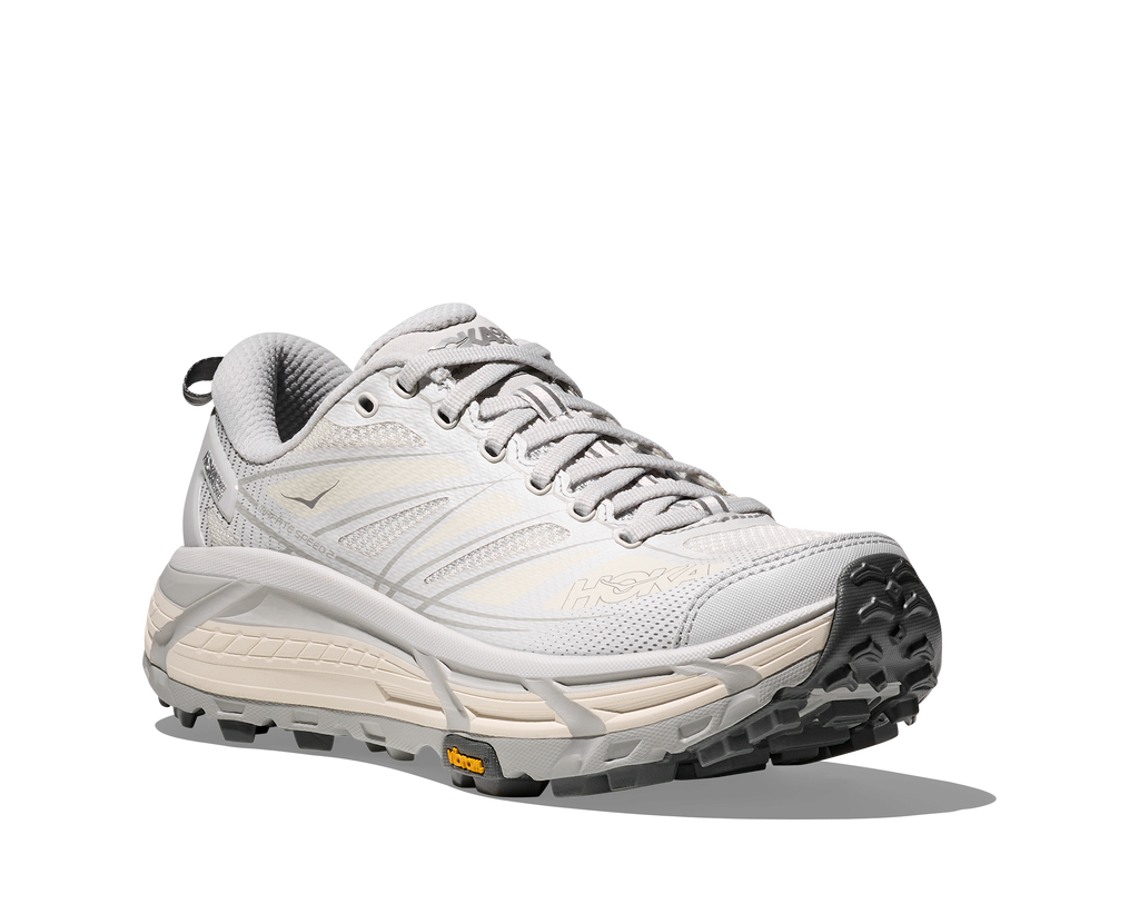 HOKA Mafate Speed 2 Unisex Cosmic Grey Alabaster — vista trasera