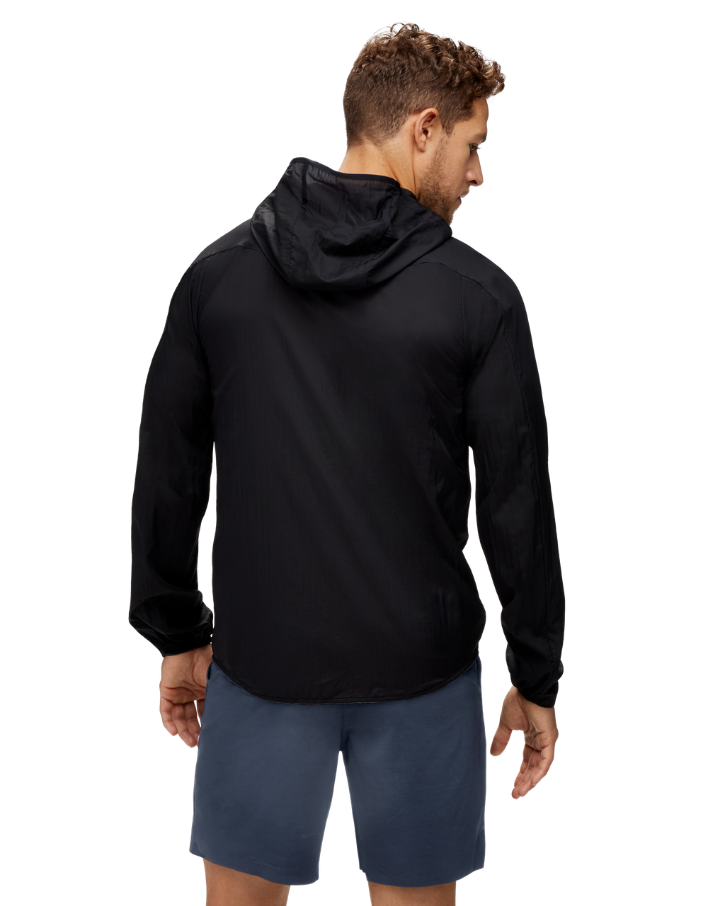 HOKA Skyflow Jacket Hombre Black — vista medial
