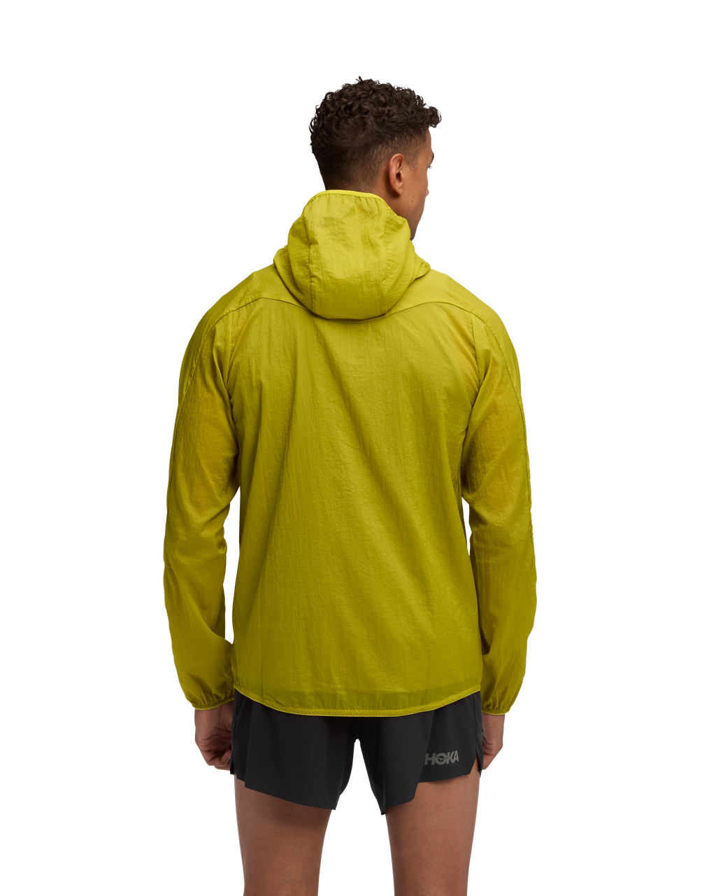 HOKA Skyflow Jacket Hombre Pea Green — vista medial