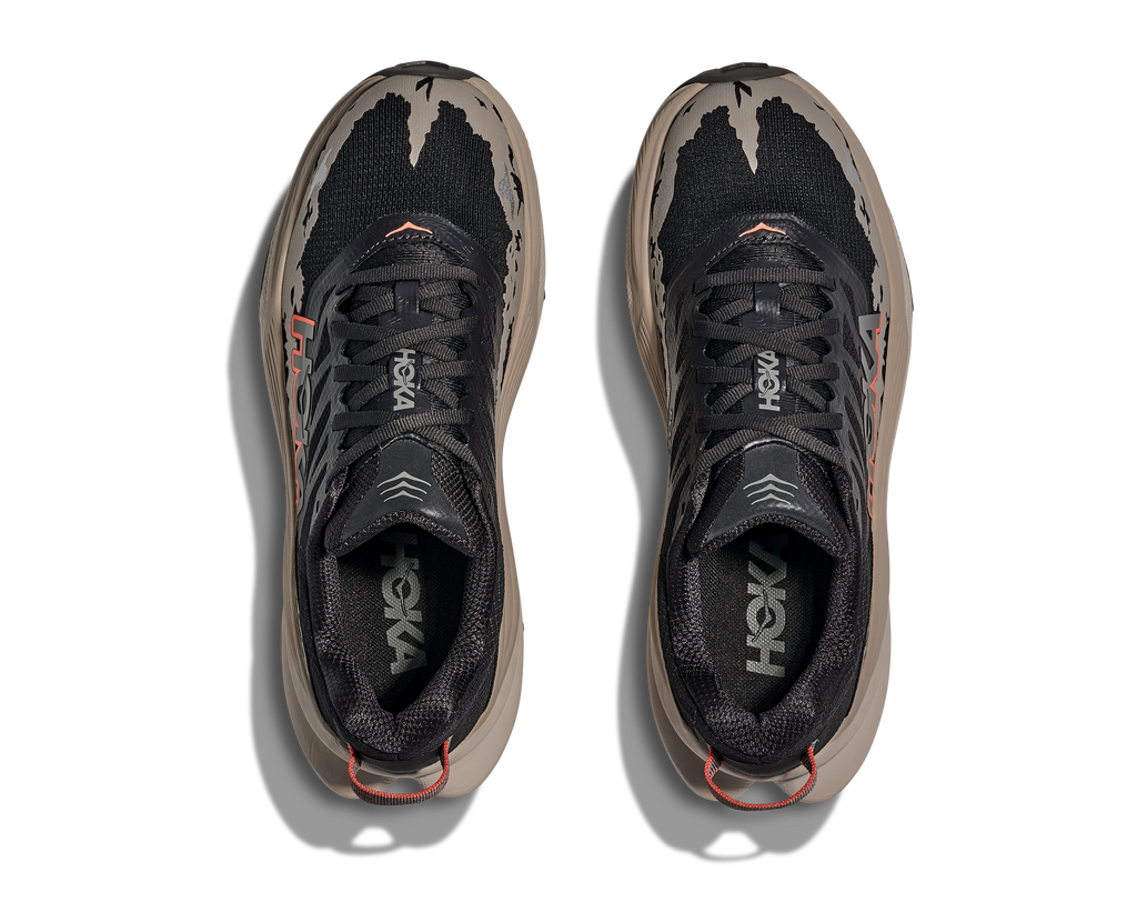 HOKA Torrent 4 Mujer Black / Putty — vista medial