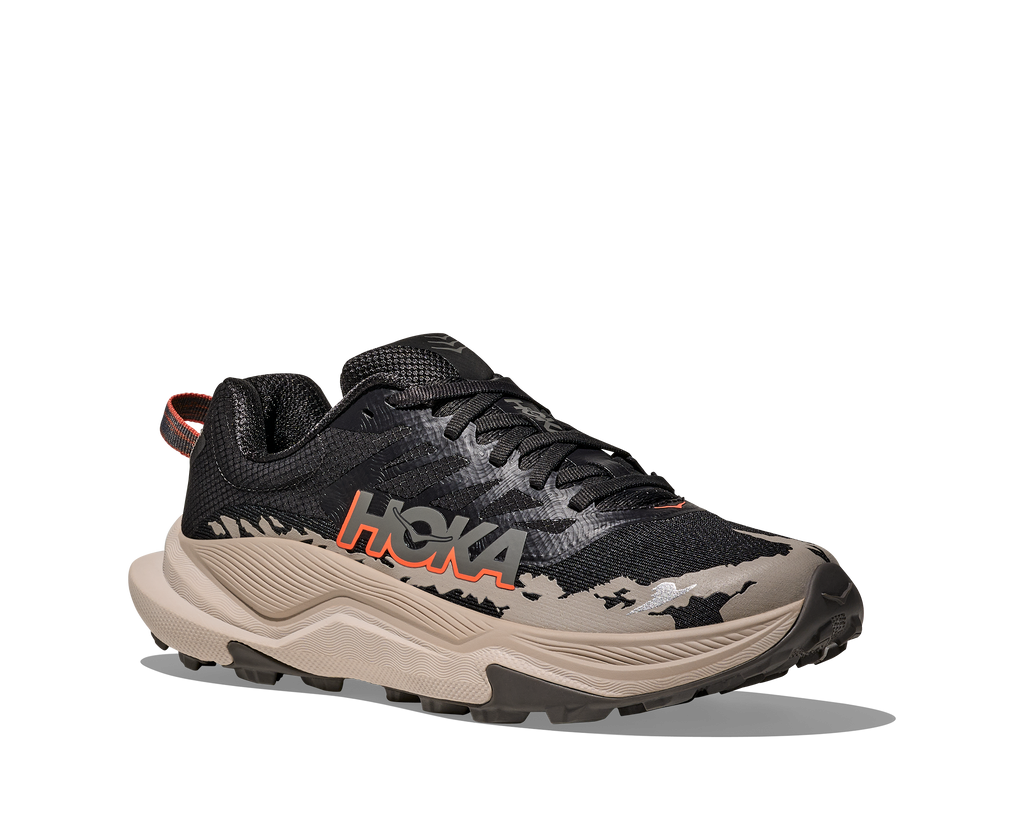 HOKA Torrent 4 Mujer Black / Putty — vista trasera