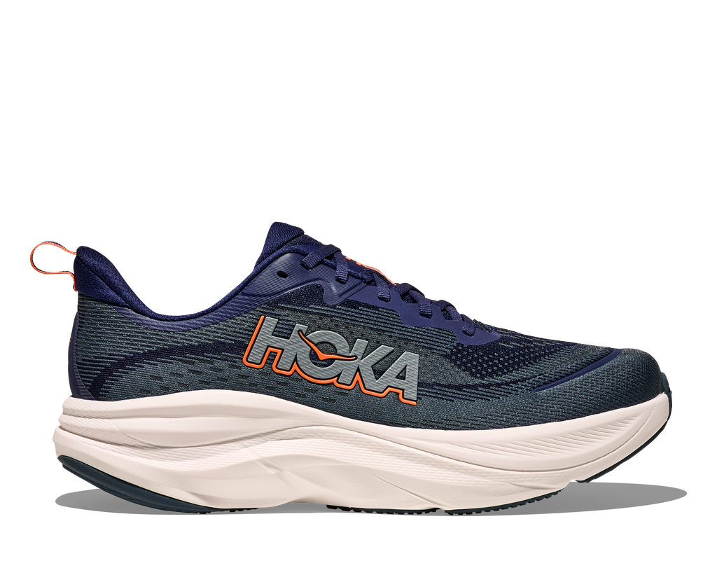 HOKA Skyflow Hombre Midnight Blue / Varsity Navy — vista lateral