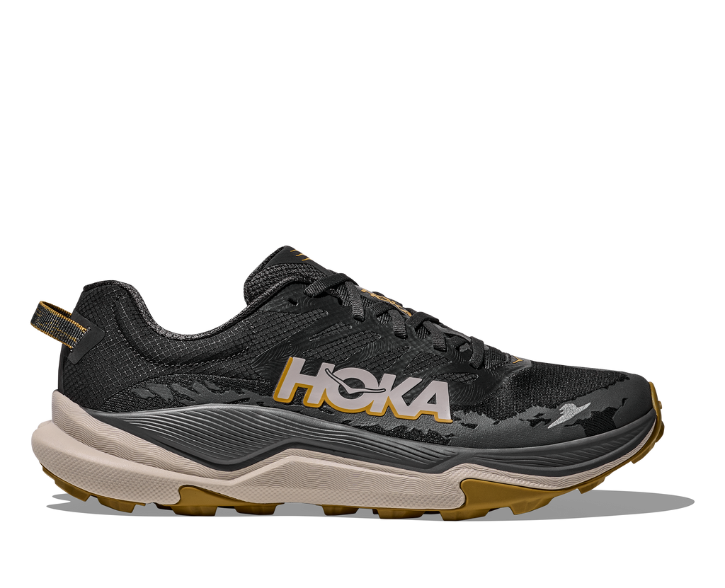 HOKA Torrent 4 Hombre Black / Asphalt Grey — vista lateral