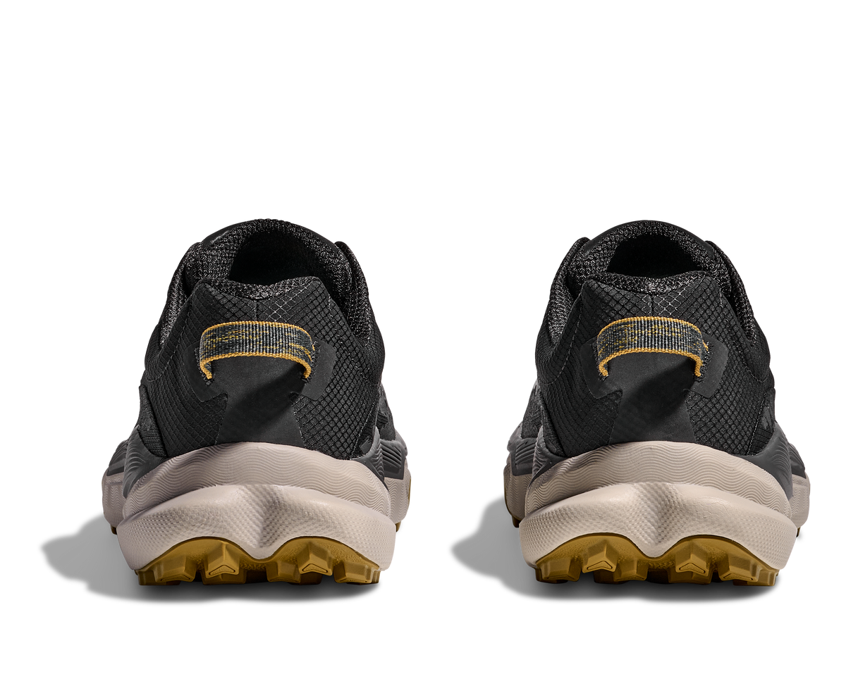 HOKA Torrent 4 Hombre Black / Asphalt Grey — vista superior