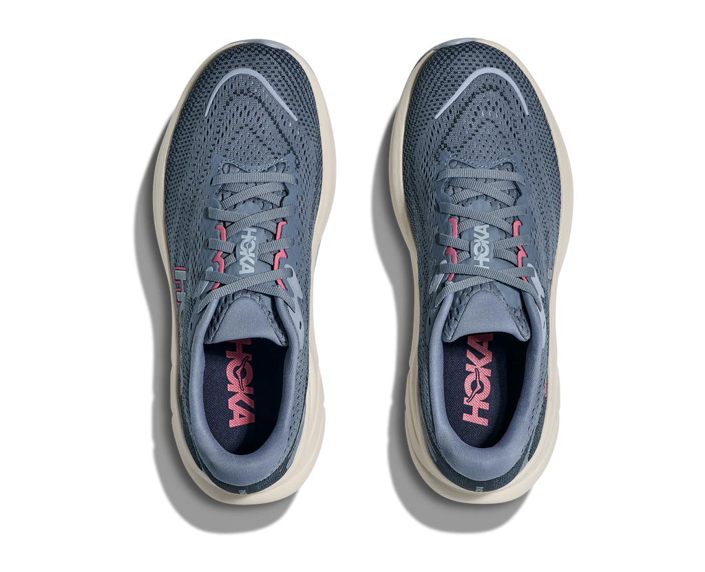 HOKA Rincon 4 Mujer Washed Blue / Faded Navy — vista medial