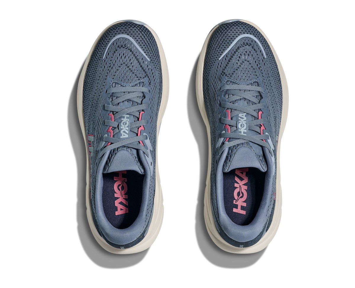 HOKA Rincon 4 Mujer Washed Blue / Faded Navy — vista medial