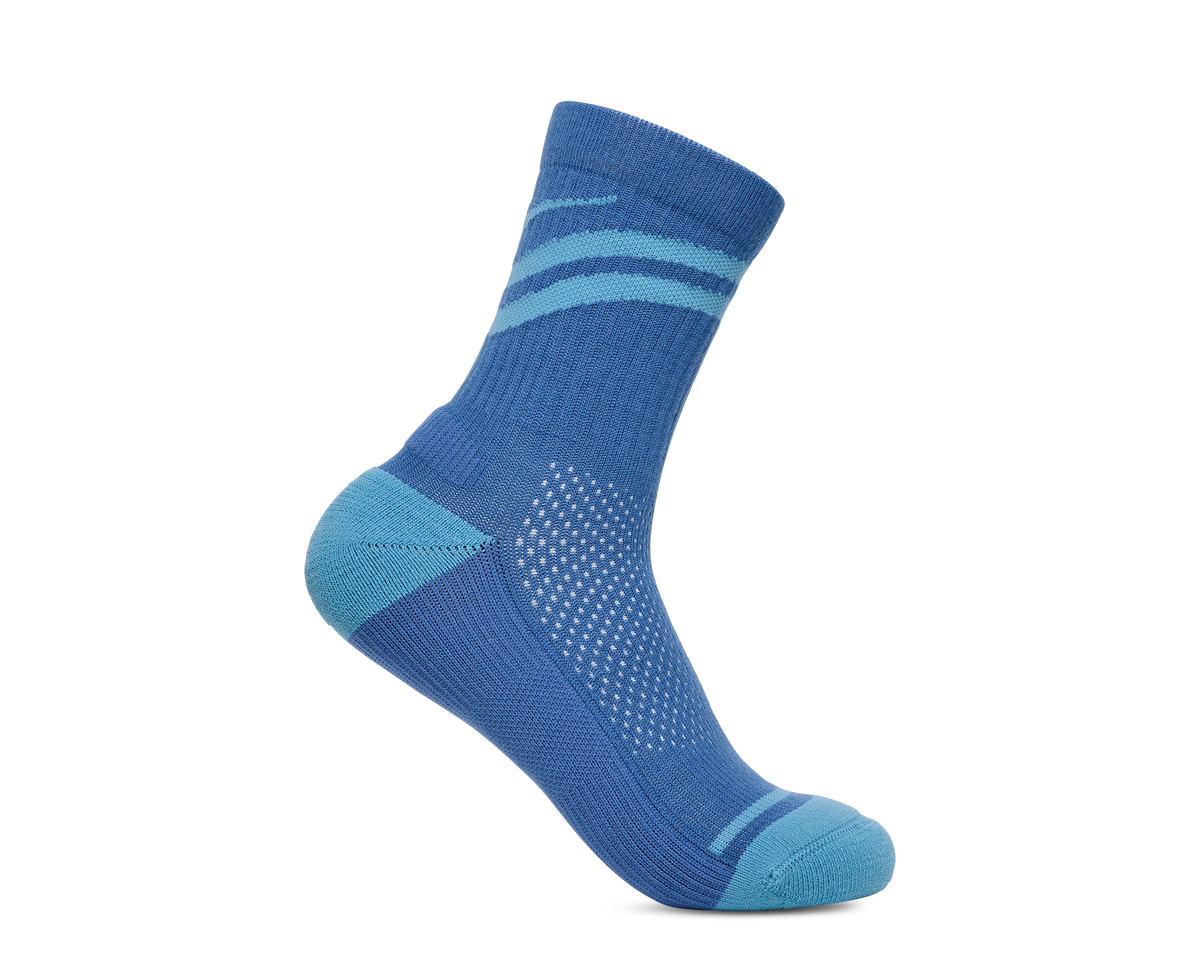 HOKA Trail Crew Sock Hombre Foggy Night — vista lateral