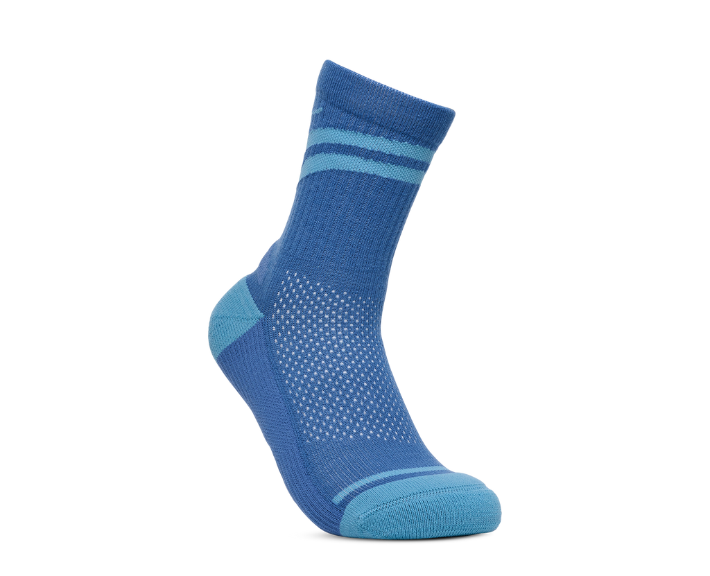 HOKA Trail Crew Sock Hombre Foggy Night — vista medial