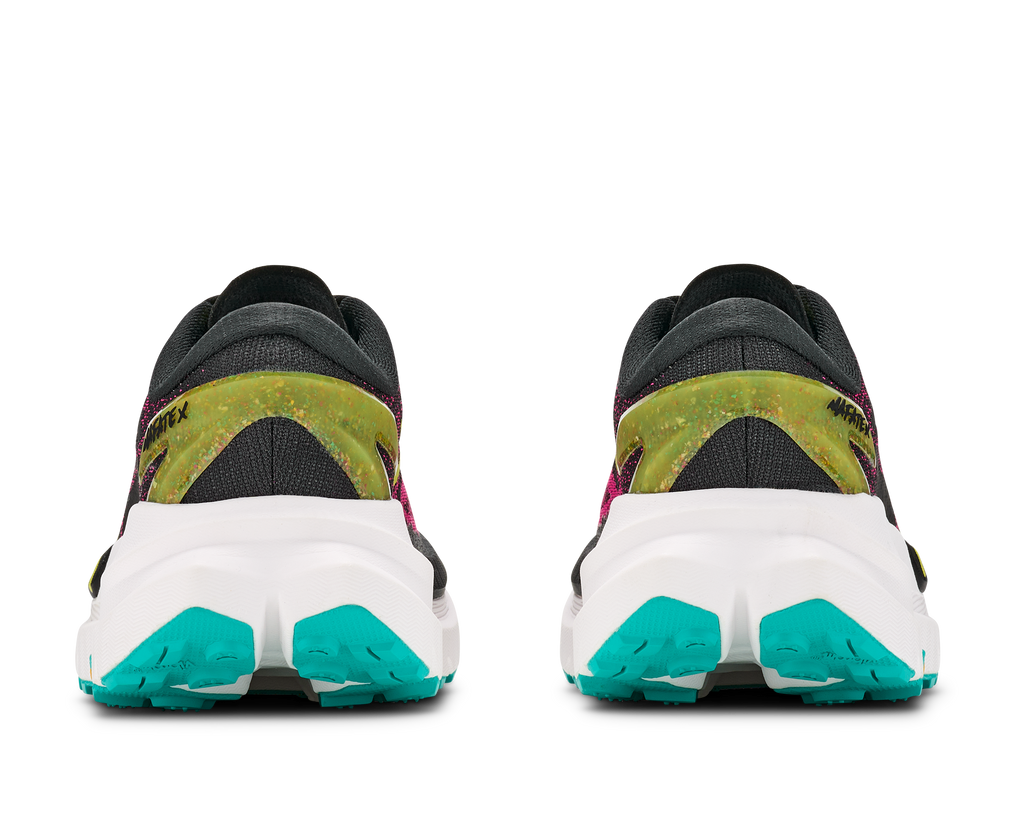 HOKA Mafate X Mujer Black / Neon Dragonfruit — vista superior