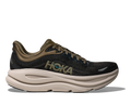 HOKA Bondi 9 Hombre Black / River Rock Grey — vista lateral