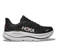 HOKA Bondi 9 Hombre Black / Vermillion — vista lateral