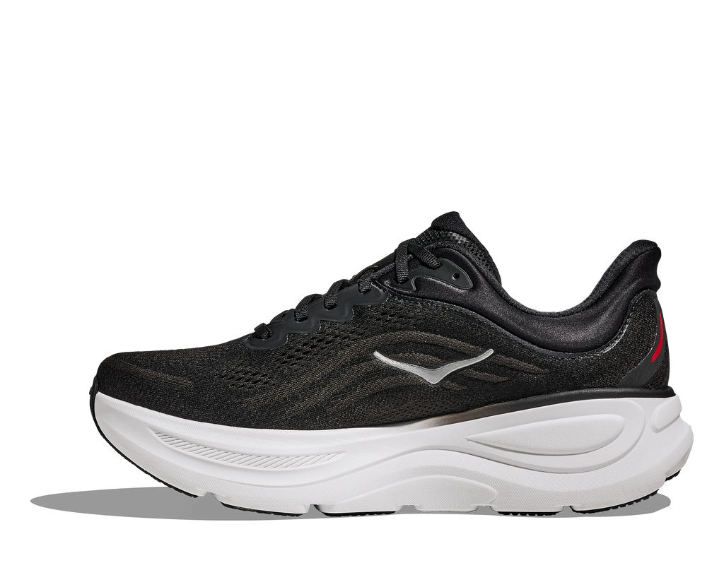 HOKA Bondi 9 Hombre Black / Vermillion — detalle