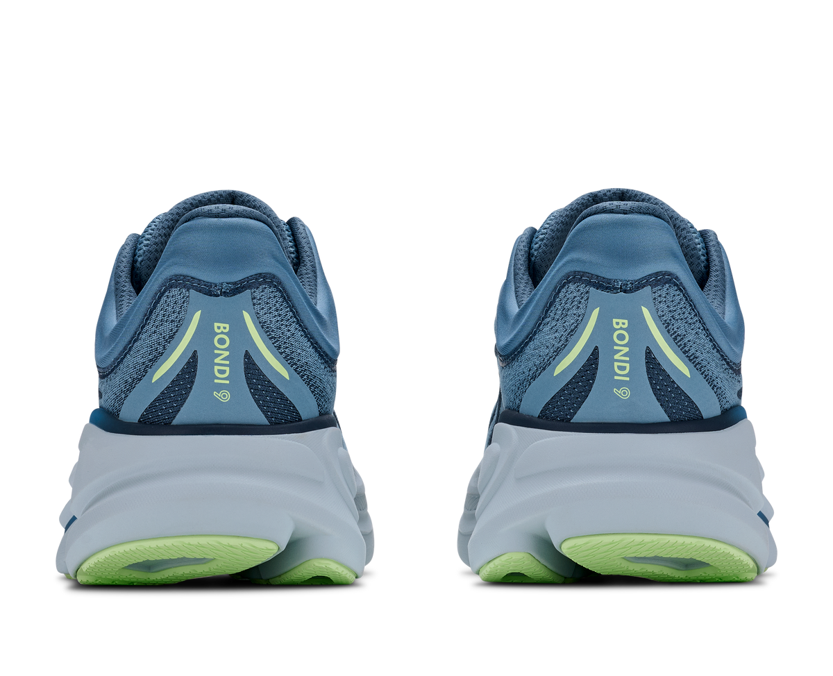 HOKA Bondi 9 Hombre Downpour / Thunder Cloud — vista superior