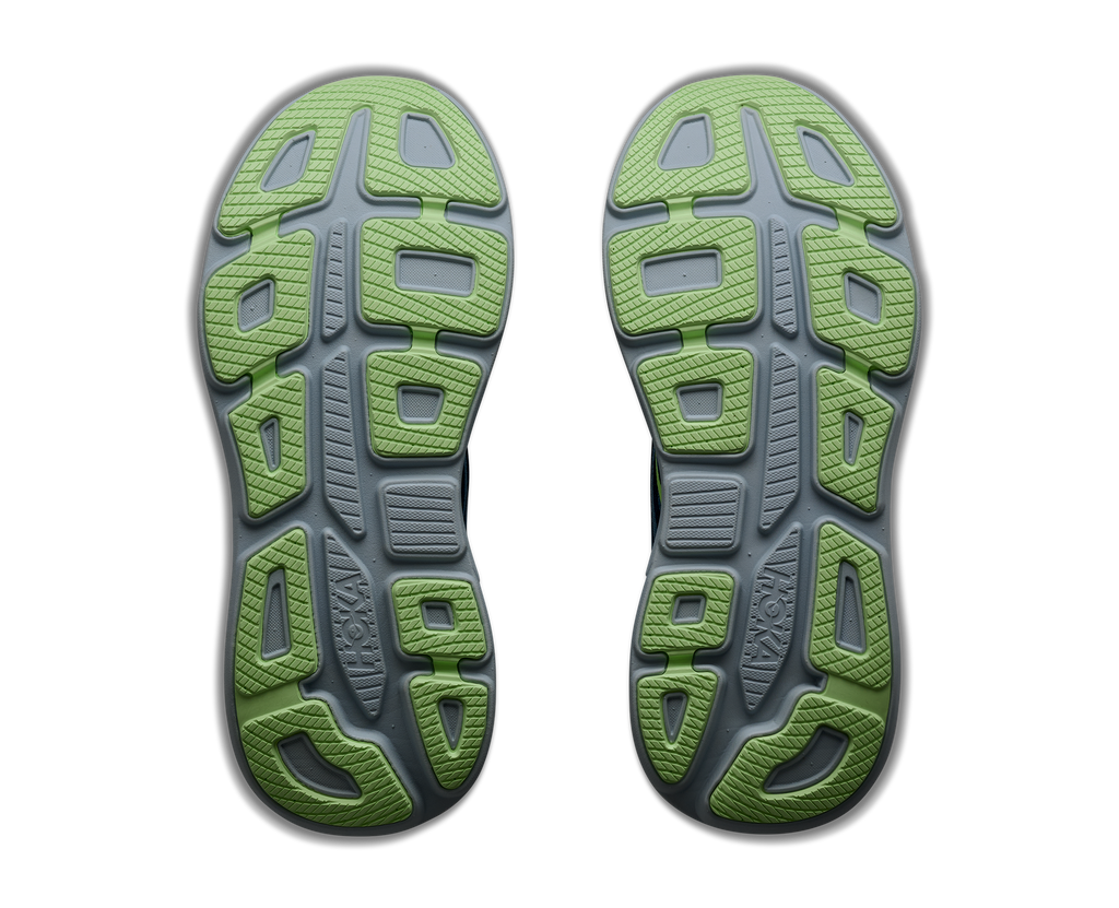HOKA Bondi 9 Hombre Downpour / Thunder Cloud — suela