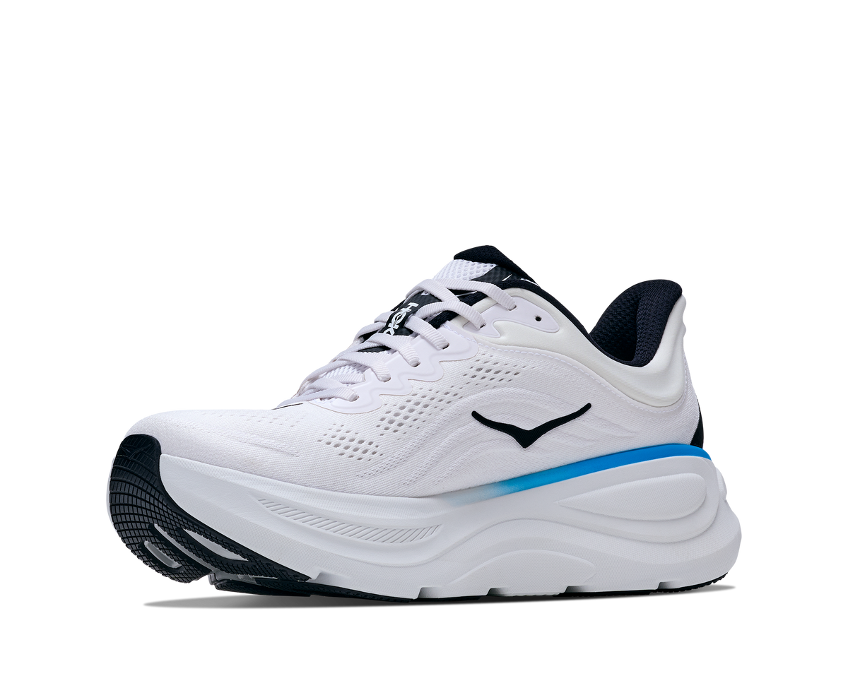 HOKA Bondi 9 Hombre Frost / Black — vista frontal