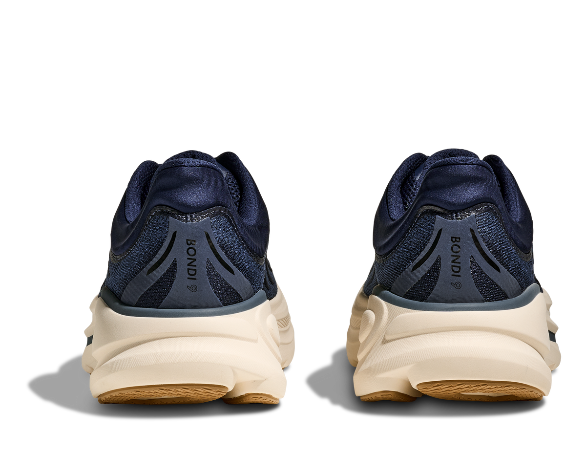 HOKA Bondi 9 Hombre Midnight Blue Varsity Navy — vista superior