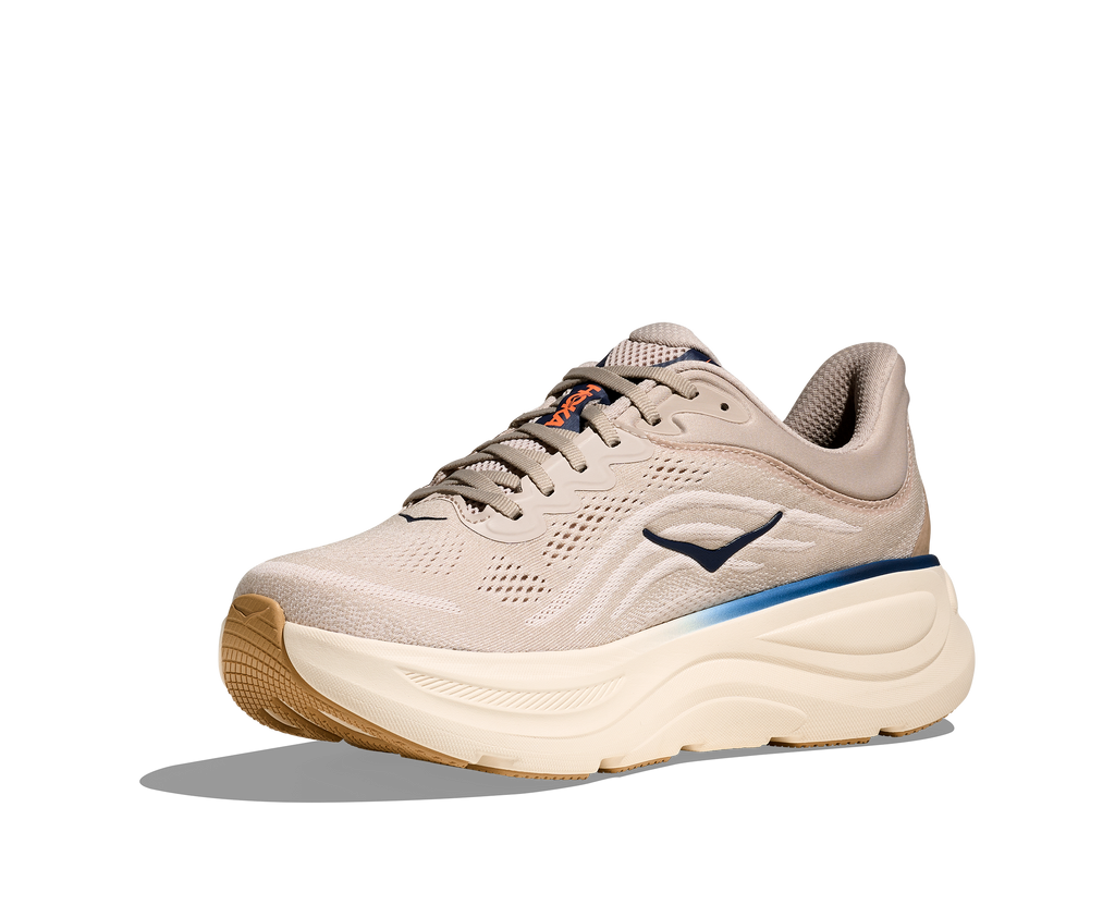 HOKA Bondi 9 Hombre Stucco / Grout — vista frontal