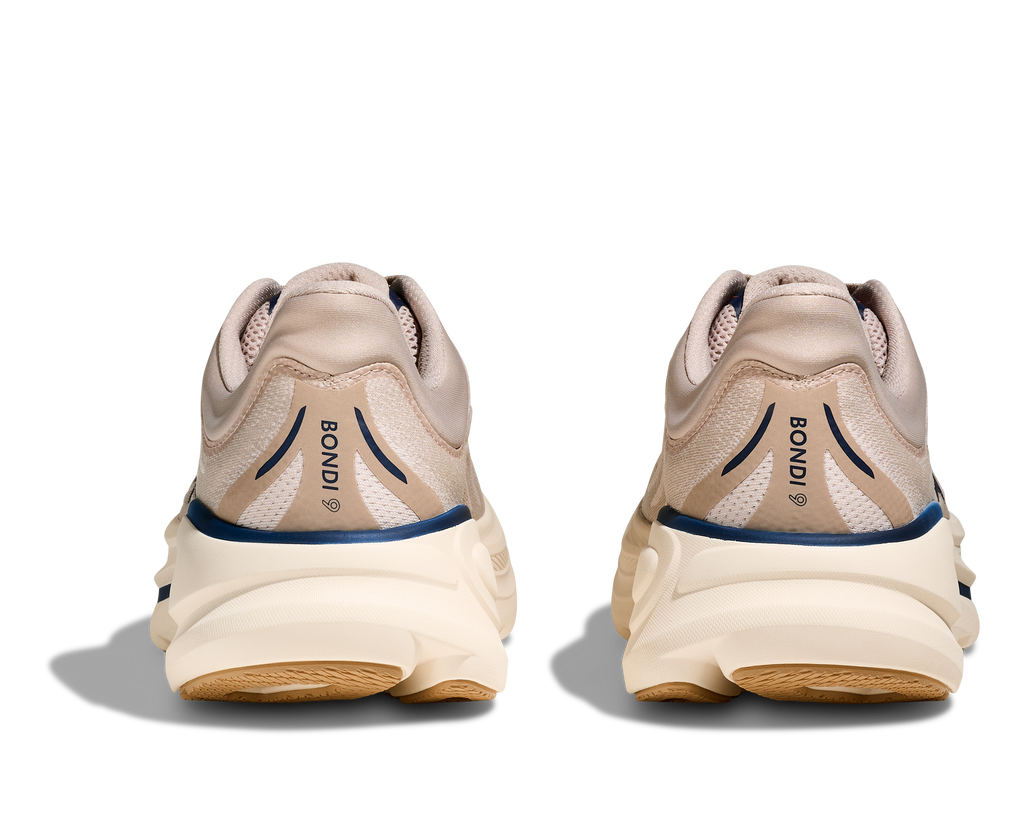 HOKA Bondi 9 Hombre Stucco / Grout — vista superior