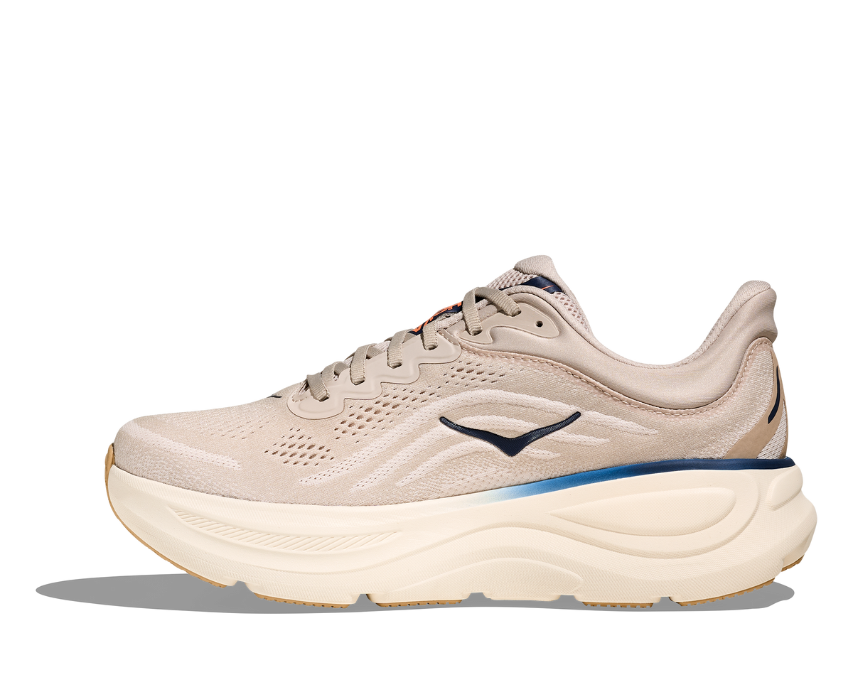 HOKA Bondi 9 Hombre Stucco / Grout — detalle
