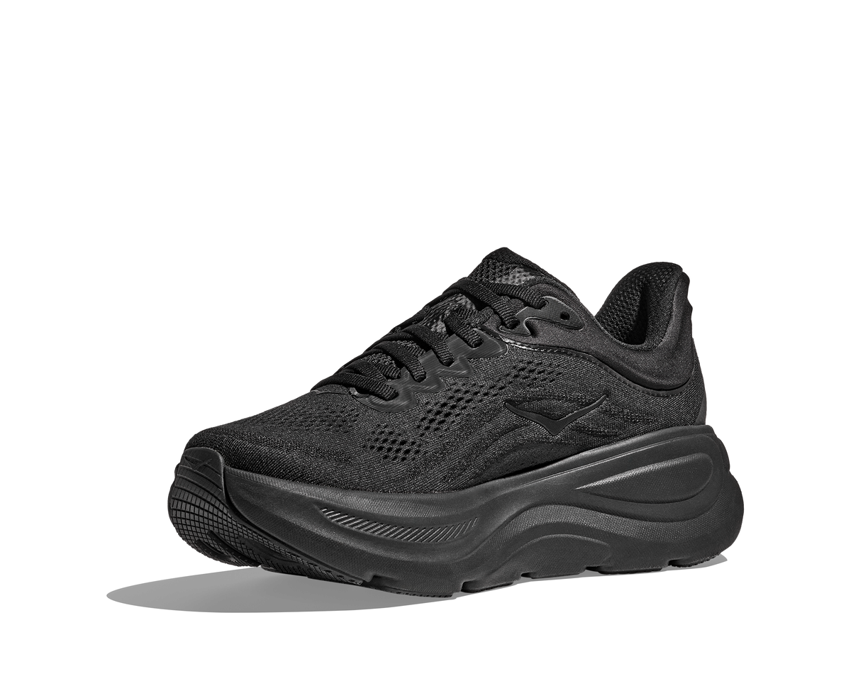 HOKA Bondi 9 Mujer Black Black — vista frontal