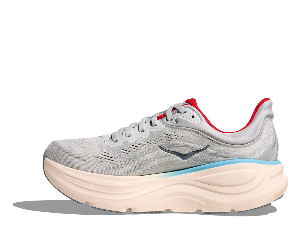 HOKA Bondi 9 Mujer Cosmic Grey / Stardust — detalle