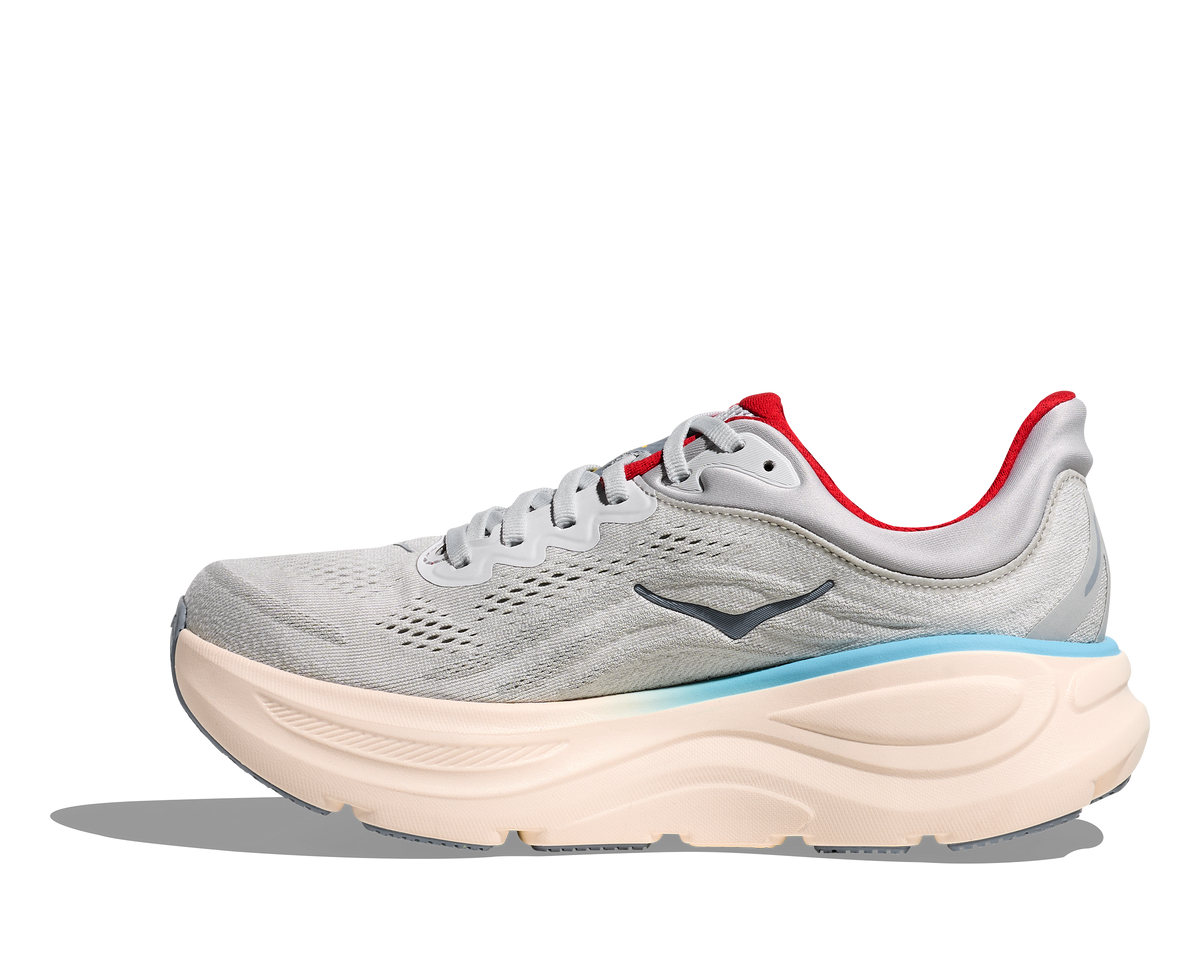 HOKA Bondi 9 Mujer Cosmic Grey / Stardust — detalle