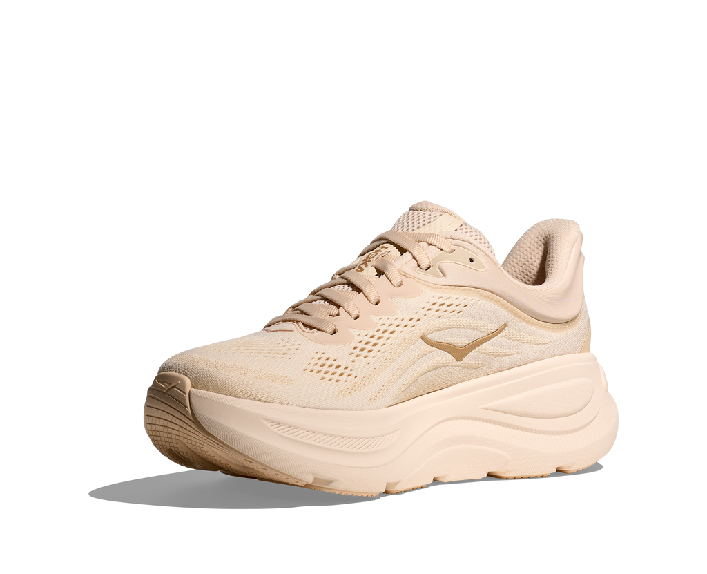 HOKA Bondi 9 Mujer Vanilla Birch — vista frontal