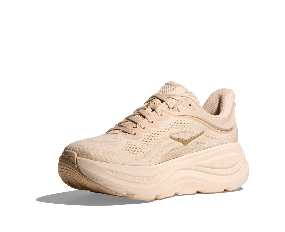 HOKA Bondi 9 Mujer Vanilla Birch — vista frontal