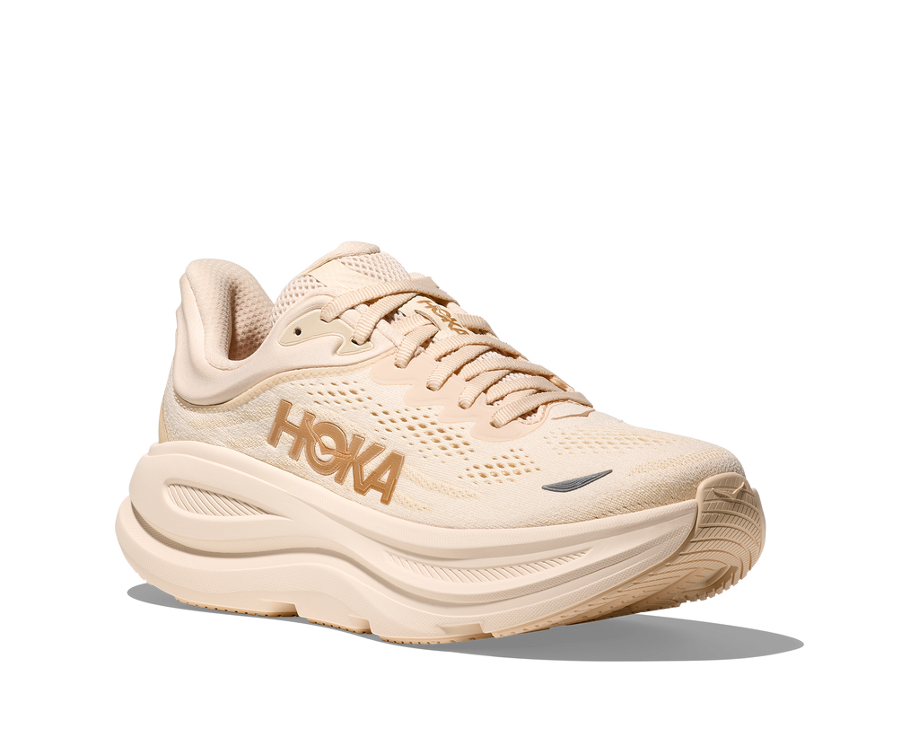HOKA Bondi 9 Mujer Vanilla Birch — vista trasera