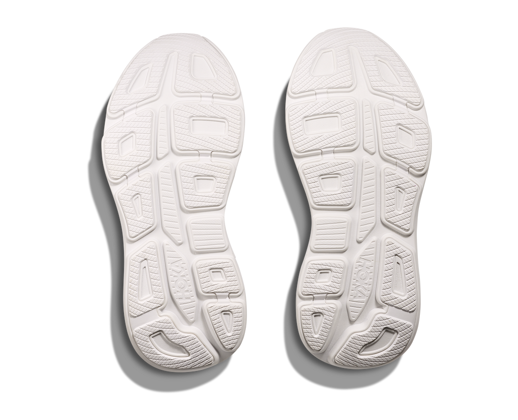 HOKA Bondi 9 Mujer White White — suela