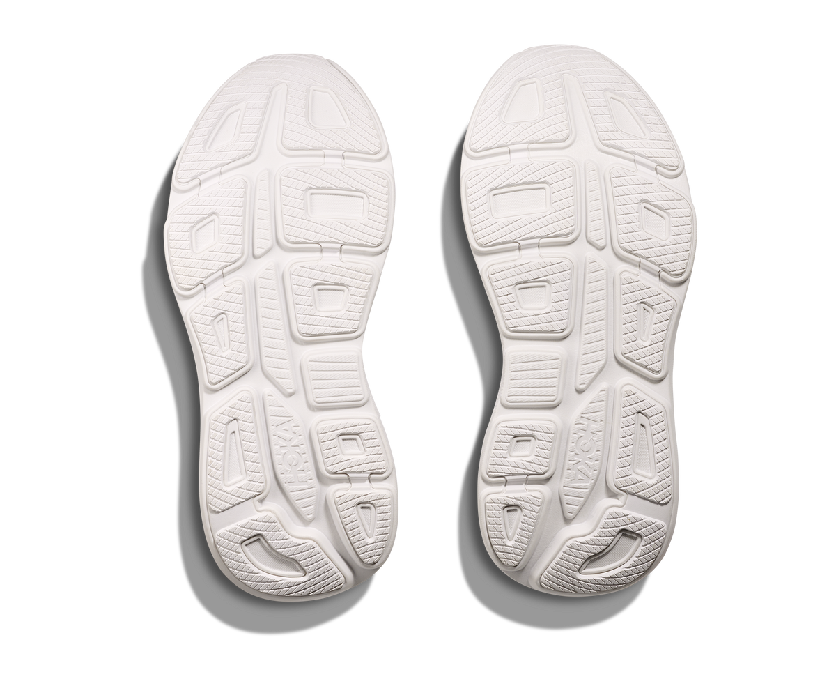HOKA Bondi 9 Mujer White White — suela