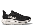 HOKA Clifton 10 Hombre Black White — vista lateral
