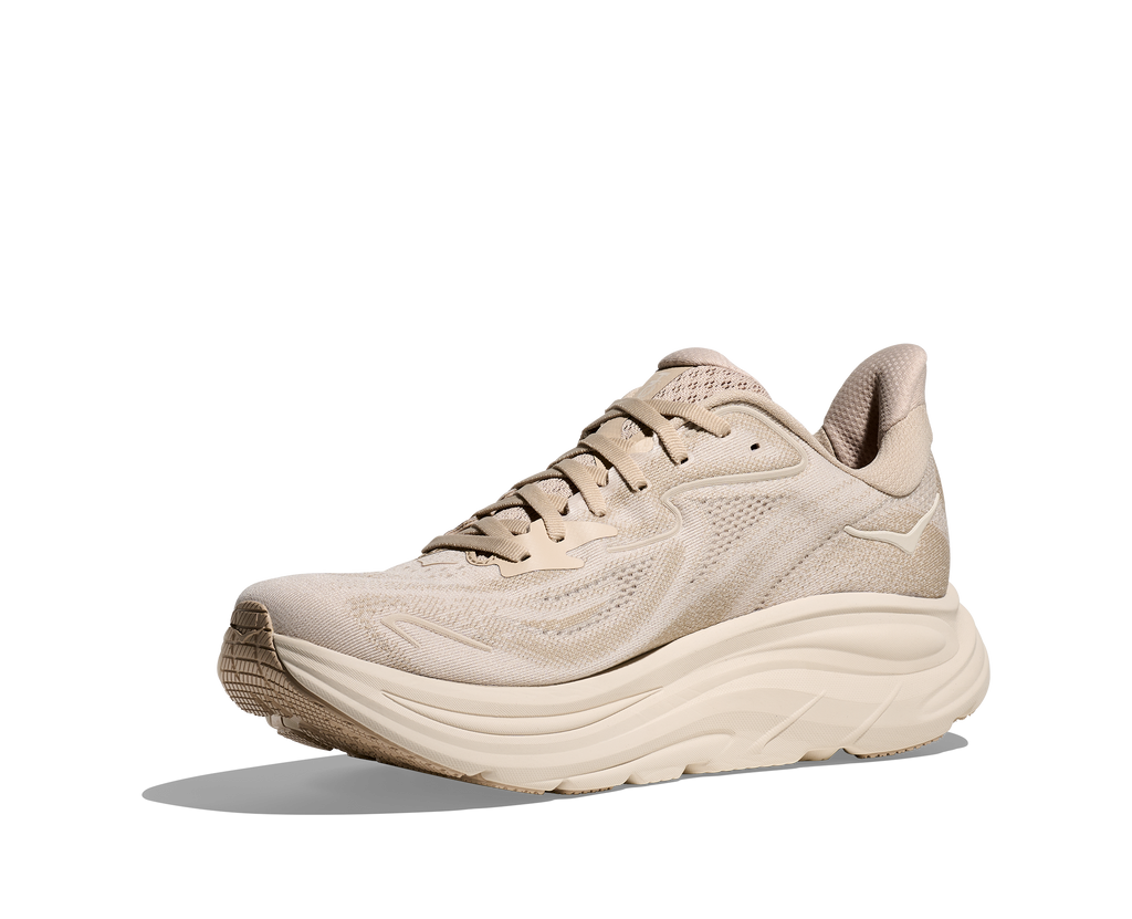 HOKA Clifton 10 Hombre Oatmeal / Oat Milk — vista frontal