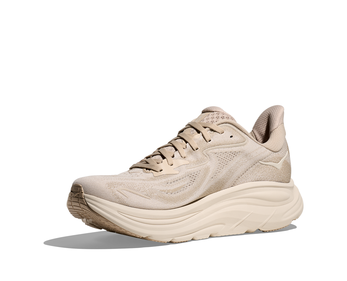 HOKA Clifton 10 Hombre Oatmeal / Oat Milk — vista frontal