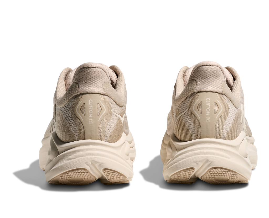 HOKA Clifton 10 Hombre Oatmeal / Oat Milk — vista superior
