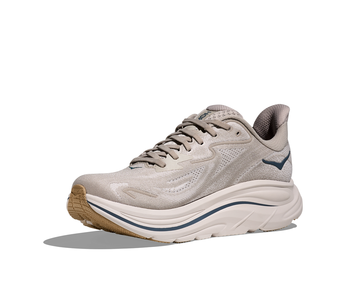 HOKA Clifton 10 Hombre Putty Grout — vista frontal