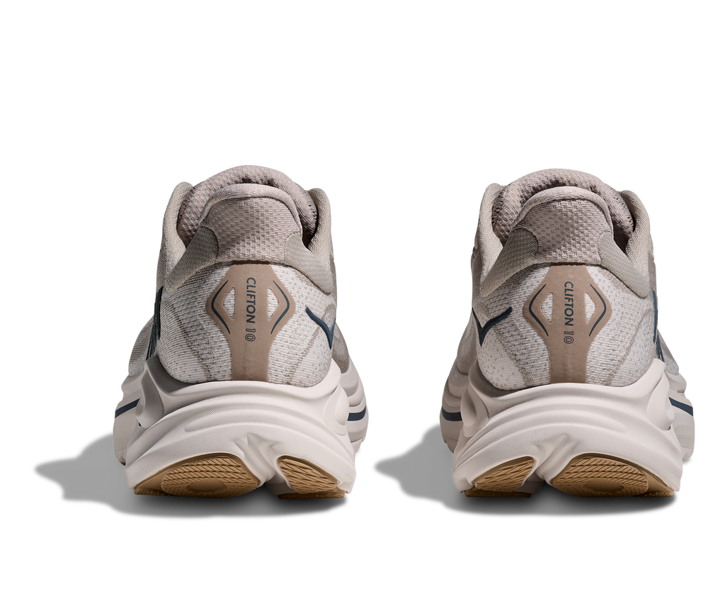 HOKA Clifton 10 Hombre Putty Grout — vista superior
