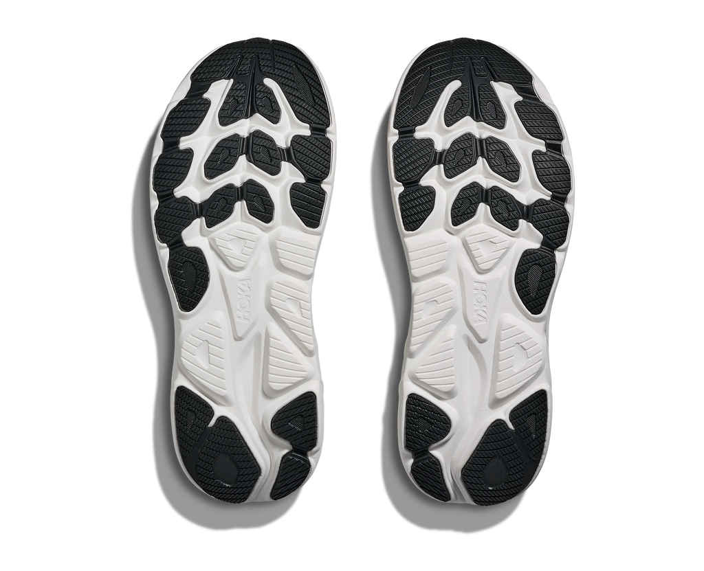 HOKA Clifton 10 Hombre Sage / Neon Flame — suela